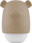 &Ouml;&ouml;lamp Zazu Benny The Bear, pruun v./valge v.