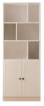 Raamaturiiul Kalune Design Rb-117, valge v., 180 cm x 33 cm x 70 cm