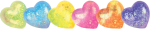 Sensoorne pigistatav m&auml;nguasi Super Gel Shiny Heart, (v&auml;rv/disain valitakse juhuslikult)