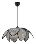 Valgusti lagi Opviq Magnolia Hazeran 390FLH2924, E27, 1 x 40 W, hall v. / must v., 40 x 40 cm