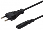 Juhe Savio 2-pin / Euro plug 2pin, Euro, 3 m, must v.