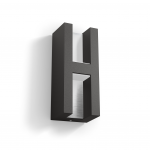 &Otilde;ue seinavalgusti Philips Shadow, 4.5W, LED, IP67, must, 11.5 cm x 1 cm