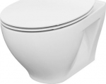 WC-pott, seinapealne Cersanit Moduo Clean On, kaanega, 355 mm x 370 mm