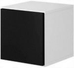 Kapp Cama Meble Roco, valge v./must v., 37 cm x 39 cm x 37 cm