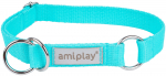 Kaelarihm koertele Amiplay Samba, t&uuml;rkiissinine, 350 - 500 mm x 25 mm, 35-50