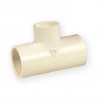 Kolmik (kolme haruga) Nibco 4711-101, 1/2 tolli - Seestpoolt liimitav/3/4 tolli - Seestpoolt liimitav, klooritud pol&uuml;vin&uuml;&uuml;lkloriid (cpvc)