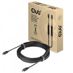 Juhe Club 3D CAC-1535 USB-C male, USB-C male, 5 m, must v.