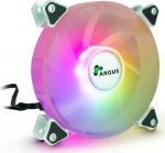 Ventilaator Inter-Tech Argus RS-061 RGB, 12 cm, valge v./must v.