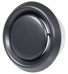 Ventilatsiooniplafoon Europlast VD125A, antratsiit, 125 mm