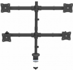 Teleri seinakinnitus StarTech Armquad, 13-27", 32 kg
