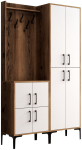 Esiku m&ouml;&ouml;blikomplekt Kalune Design Berlin BA, sise, valge v./p&auml;hklipuu v.