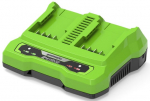 Akulaadija Greenworks G24X2UC2, 24 V