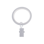 Klambritega r&otilde;ngad Domoletti 90180024, 1.9 cm, valge v., 10 tk