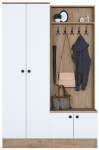 Esiku m&ouml;&ouml;blikomplekt Kalune Design P6 M5 - 2423, sise, valge v./p&auml;hklipuu v.