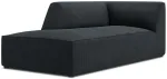Diivan Micadoni Home Ruby Corduroy Chaise Longue, must v., vasak, 181 x 93 cm x 69 cm