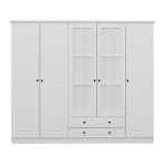 Riidekapp Kalune Design Kale 4782, valge v., 52 cm x 225 cm x 210 cm