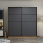 Riidekapp Kalune Design Kale 7163, pruun v., 52 cm x 220 cm x 210 cm