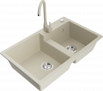 K&ouml;&ouml;givalamu Mexen Tomas, graniit, 80 cm x 50 cm x 19 cm, beež