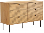 Kummut Home4you Line 45131, tamm v., 75 cm x 40 cm x 120 cm