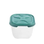 Toidukarp Okko 003301869, 3 l, 19.4 cm x 19.4 cm, l&auml;bipaistev v./sinine v.