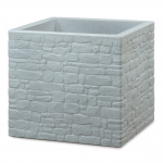 Lillepott Scheurich Stony Grey 64455, plastik, &Oslash; 29 cm, hall v.