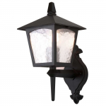 &Otilde;ue seinavalgusti Elstead Lighting York 1, 60W, E27, IP23, must v., 18.5 cm x 43.5 cm