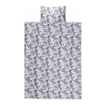 Voodipesukomplekt Domoletti Savari 7756, valge v./must v., 140 x 200 cm