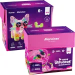 Konstruktor Marioinex Mini Waffle Diplodok ja kassipoeg 906224, 280 tk