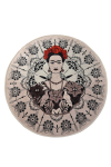 Vaip Conceptum Hypnose Frida Round, mitmev&auml;rviline, 100 cm x 100 cm