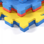 Kokkupandava p&otilde;randakatte detail Tatami Puzzle 100x100x2cm, 100 cm x 100 cm, sinine v./kollane v.