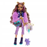 Nukk aksessuaaridega Mattel Monster High Clawdeen Wolf HRP65, 30 cm, violetne v.