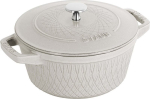 Emailitud malmpott Staub, &Oslash;20 cm, 2.3 l, valge v.