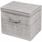 Kaanega hoiukarp, esemete hoidmiseks Kuchinox Miami, beež v., 38 x 29 x 32.5 cm