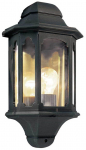 &Otilde;ue seinavalgusti Elstead Lighting Chapel, 60W, E27, IP44, must v., 19 cm x 38 cm