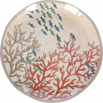 Taldrik prae Rose&Tulipani Sea Life, &Oslash; 27 cm, sinine v./pruun v./punane v.