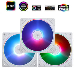 &Otilde;hkjahuti korpusele Thermalright TL-S12W-S X3 WHITE ARGB, 25 mm x 120 mm