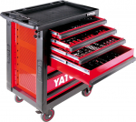 T&ouml;&ouml;riistak&auml;rud Yato YT-5530, 77 cm x 46 cm x 96 cm, must v./punane v.