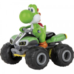 Rc auto Carrera Yoshi, must/roheline