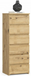 Kummut Akord Furniture Factory CL6, artisan oak, 109 cm x 35 cm x 40 cm