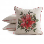 J&otilde;ulu dekoratiivne padjakate PSWA-335, valge/punane/roheline, 45 cm x 45 cm