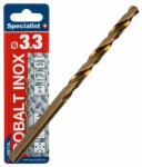 Metallist puur Specialist+ Cobalt, metall/teras/roostevaba teras, keermega, sirge, 3.3 mm x 6.5 cm