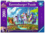 Pusle Ravensburger Unicorn Academy, 36 cm x 49 cm, 200 tk, mitmev&auml;rviline