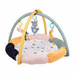 Tegevusmatt Cloud ZA5590, 80 cm x 80 cm, kollane/hall