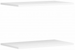 Seinariiulite komplekt Glamour S647-POL/83-TX, valge v., 2.2 cm x 48 cm x 82.6 cm