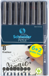 Pastakad Schneider Pictus, must, 0.9 mm