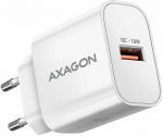 Telefoni laadija Axagon ACU-QC18W, USB Type A, 7.9 cm, valge v., 18 W