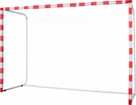 Jalgpalli v&auml;ravav&otilde;rk Enero Red White, 300 cm x 90 cm x 160 cm