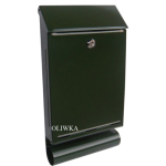 Postkast A-4T, roheline v., 6 cm x 22.5 cm x 42 cm