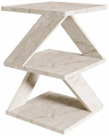 Abilaud Kalune Design Albeni, travertine v., 29.6 cm x 29.6 cm x 54.2 cm