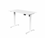 Arvutilaud reguleeritava k&otilde;rgusega, 120 cm x 60 cm, 71 - 116 cm, valge v.